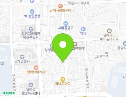 21 Hwajeon-ro 78beonga-gil, Namhae-eup, Namhae-gun, Gyeongsangnam-do, Republic of Korea Map