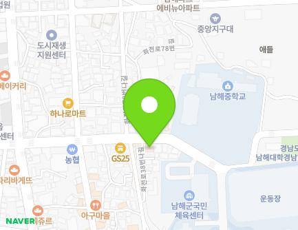 18-1 Hwajeon-ro 78beon-gil, Namhae-eup, Namhae-gun, Gyeongsangnam-do, Republic of Korea Map