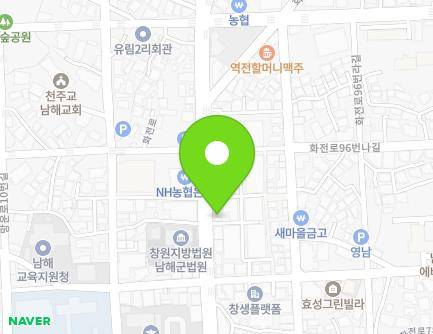 102-2 Hwajeon-ro, Namhae-eup, Namhae-gun, Gyeongsangnam-do, Republic of Korea Map