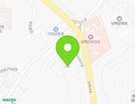 37-22 Hwajeon-ro 122beon-gil, Namhae-eup, Namhae-gun, Gyeongsangnam-do, Republic of Korea Map