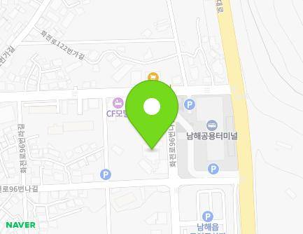 27-5 Hwajeon-ro 96beonna-gil, Namhae-eup, Namhae-gun, Gyeongsangnam-do, Republic of Korea Map