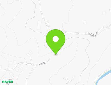 80-32 Odong-ro, Namhae-eup, Namhae-gun, Gyeongsangnam-do, Republic of Korea Map