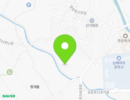 28-10 Mangun-ro 61beon-gil, Namhae-eup, Namhae-gun, Gyeongsangnam-do, Republic of Korea Map