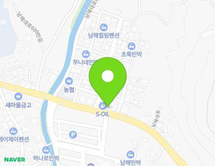678 Namhae-daero, Sangju-myeon, Namhae-gun, Gyeongsangnam-do, Republic of Korea Map