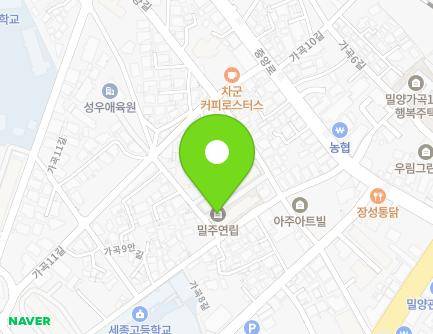 6 Milju-gil, Miryang-si, Gyeongsangnam-do, Republic of Korea Map