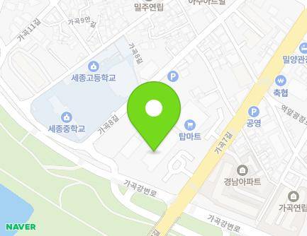 30 Gagok 7-gil, Miryang-si, Gyeongsangnam-do, Republic of Korea Map