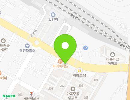 51 Jungang-ro, Miryang-si, Gyeongsangnam-do, Republic of Korea Map