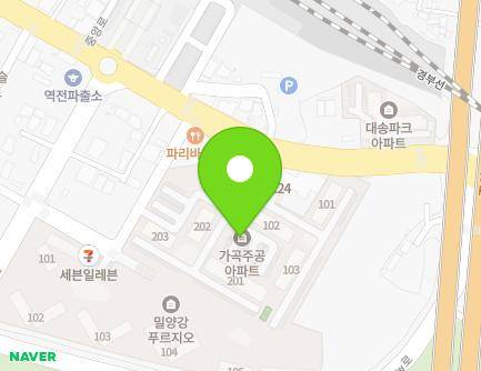 47 Jungang-ro, Miryang-si, Gyeongsangnam-do, Republic of Korea Map
