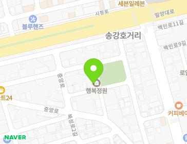 17-16 Terminal 2-gil, Miryang-si, Gyeongsangnam-do, Republic of Korea Map