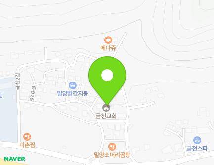 23-12 Geumcheon 2-gil, Sanoe-myeon, Miryang-si, Gyeongsangnam-do, Republic of Korea Map