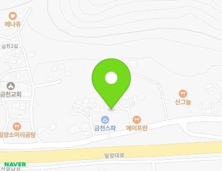 303-7 Sanoe-ro, Sanoe-myeon, Miryang-si, Gyeongsangnam-do, Republic of Korea Map