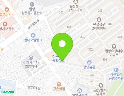 234-5 Jungang-ro, Miryang-si, Gyeongsangnam-do, Republic of Korea Map