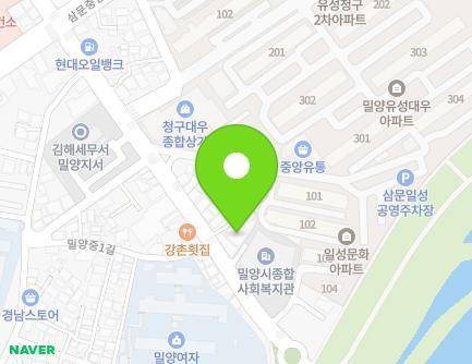 224-6 Jungang-ro, Miryang-si, Gyeongsangnam-do, Republic of Korea Map