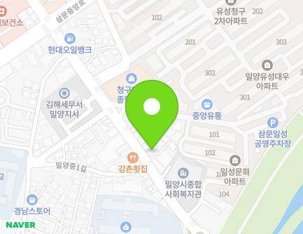 226 Jungang-ro, Miryang-si, Gyeongsangnam-do, Republic of Korea Map