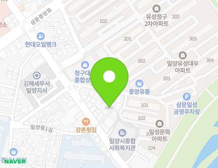 224-7 Jungang-ro, Miryang-si, Gyeongsangnam-do, Republic of Korea Map