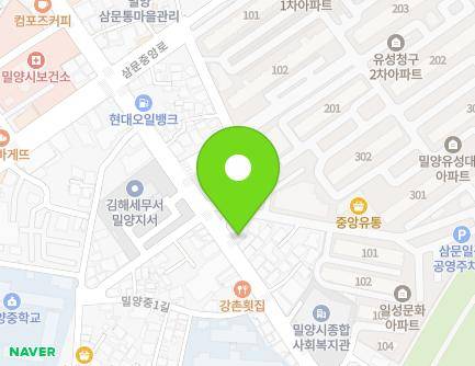 230-1 Jungang-ro, Miryang-si, Gyeongsangnam-do, Republic of Korea Map