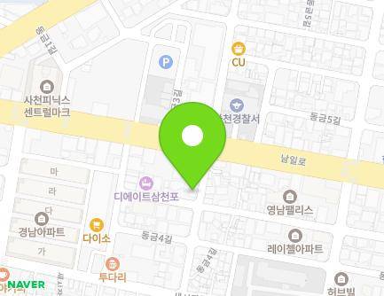 8 Donggeum 4-gil, Sacheon-si, Gyeongsangnam-do, Republic of Korea Map
