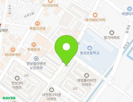 36 Donggye-gil, Jeongdong-myeon, Sacheon-si, Gyeongsangnam-do, Republic of Korea Map