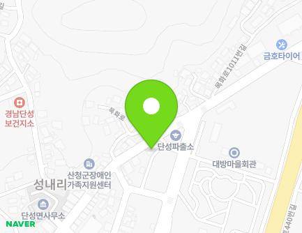 1002 Mokhwa-ro, Danseong-myeon, Sancheong-gun, Gyeongsangnam-do, Republic of Korea