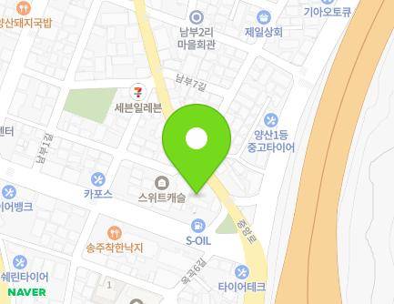 81 Jungang-ro, Yangsan-si, Gyeongsangnam-do, Republic of Korea Map
