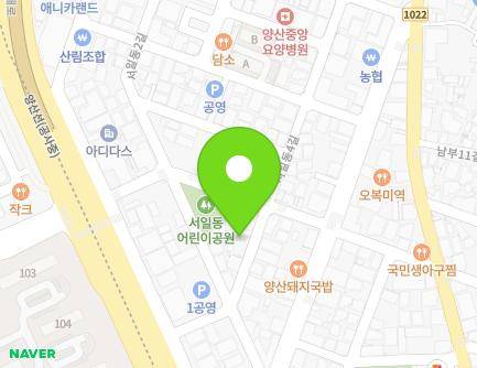 5-10 Seoildong 3-gil, Yangsan-si, Gyeongsangnam-do, Republic of Korea Map