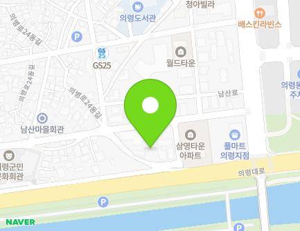 31 Uibyeong-ro 25-gil, Uiryeong-eup, Uiryeong-gun, Gyeongsangnam-do, Republic of Korea Map