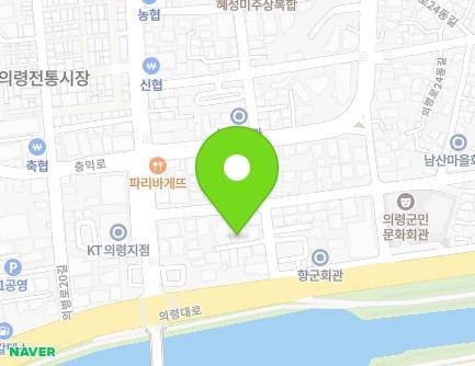 28-4 Uibyeong-ro 22-gil, Uiryeong-eup, Uiryeong-gun, Gyeongsangnam-do, Republic of Korea Map