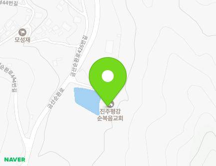 427-10 Geumsansunhwan-ro, Geumsan-myeon, Jinju-si, Gyeongsangnam-do, Republic of Korea Map