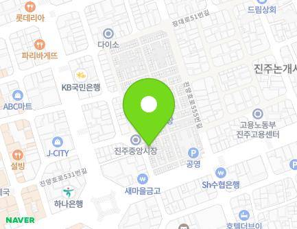 11-25 Jungangsijang-gil, Jinju-si, Gyeongsangnam-do, Republic of Korea Map