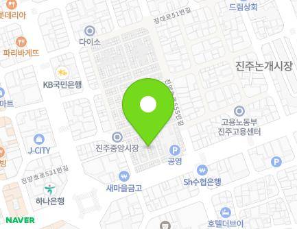 3-10 Jungangsijang-gil, Jinju-si, Gyeongsangnam-do, Republic of Korea Map