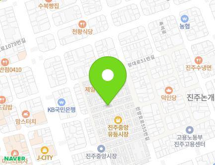 27-4 Jungangsijang-gil, Jinju-si, Gyeongsangnam-do, Republic of Korea Map