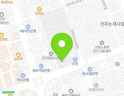 3-18 Jungangsijang-gil, Jinju-si, Gyeongsangnam-do, Republic of Korea Map