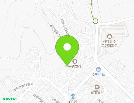 13-1 Seonhaksan-gil 29beon-gil, Jinju-si, Gyeongsangnam-do, Republic of Korea Map