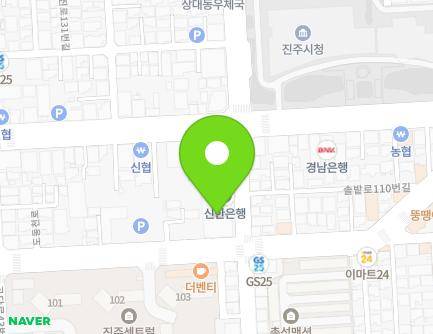 107 Solbat-ro, Jinju-si, Gyeongsangnam-do, Republic of Korea Map