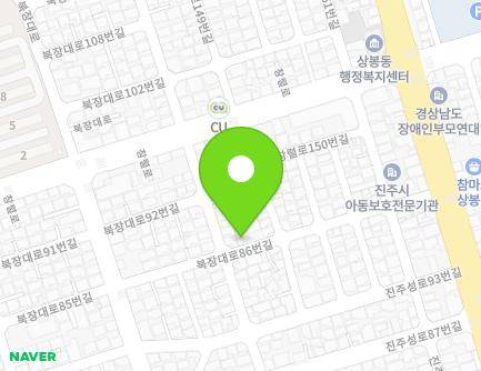 13 Bukjangdae-ro 86beon-gil, Jinju-si, Gyeongsangnam-do, Republic of Korea Map