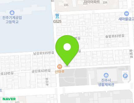 22 Solbat-ro 75beon-gil, Jinju-si, Gyeongsangnam-do, Republic of Korea Map