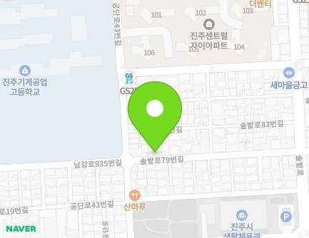 22 Solbat-ro 79beon-gil, Jinju-si, Gyeongsangnam-do, Republic of Korea Map