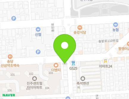 54 Dodongcheon-ro, Jinju-si, Gyeongsangnam-do, Republic of Korea Map