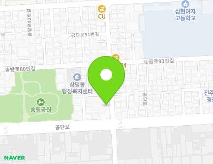 3 Gongdan-ro 91beon-gil, Jinju-si, Gyeongsangnam-do, Republic of Korea Map