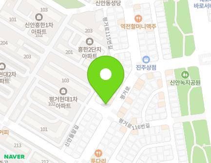 117 Pyeonggeo-ro, Jinju-si, Gyeongsangnam-do, Republic of Korea Map