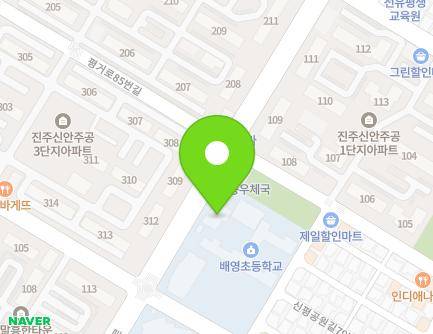 82 Pyeonggeo-ro, Jinju-si, Gyeongsangnam-do, Republic of Korea Map