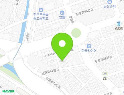 10-4 Changnyeol-ro 47beon-gil, Jinju-si, Gyeongsangnam-do, Republic of Korea Map