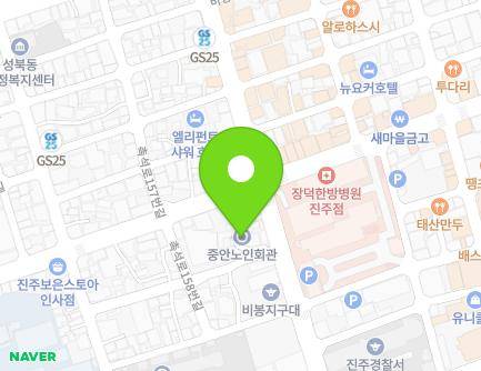 2-4 Bibong-ro 39beon-gil, Jinju-si, Gyeongsangnam-do, Republic of Korea Map