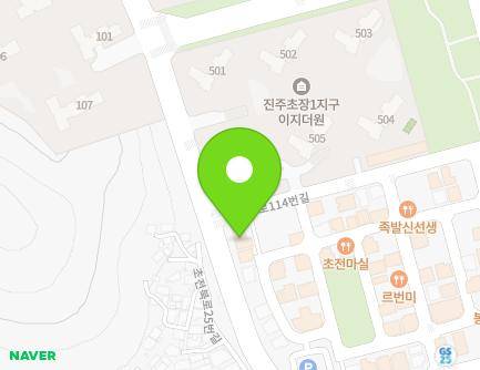 2 Chojang-ro 114beon-gil, Jinju-si, Gyeongsangnam-do, Republic of Korea Map