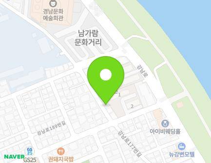 12-4 Gangnam-ro 189beon-gil, Jinju-si, Gyeongsangnam-do, Republic of Korea Map