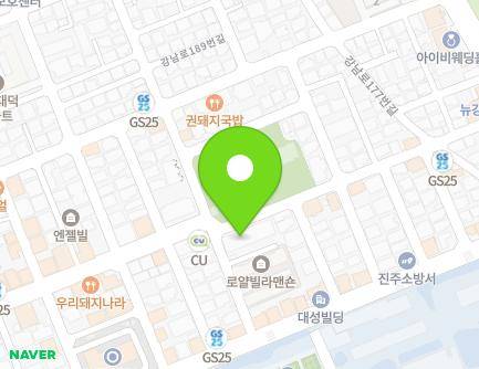 29-3 Gangnam-ro 177beon-gil, Jinju-si, Gyeongsangnam-do, Republic of Korea Map