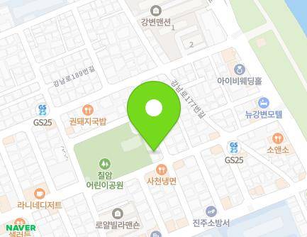 18-1 Gangnam-ro 177beon-gil, Jinju-si, Gyeongsangnam-do, Republic of Korea Map