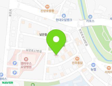 20-1 Namgang-ro 17beon-gil, Jinju-si, Gyeongsangnam-do, Republic of Korea Map