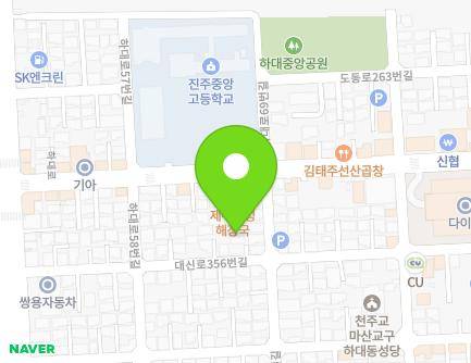 21-3 Daesin-ro 356beon-gil, Jinju-si, Gyeongsangnam-do, Republic of Korea Map