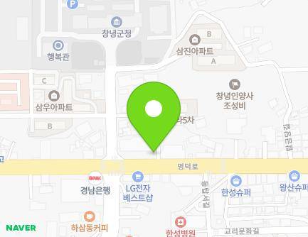 27 Myeongdeok-ro, Changnyeong-eup, Changnyeong-gun, Gyeongsangnam-do, Republic of Korea Map